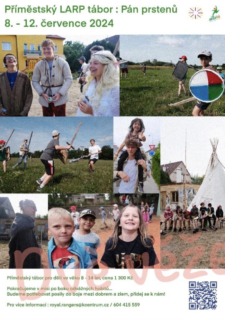 Plakátek na larp tábor 2024.